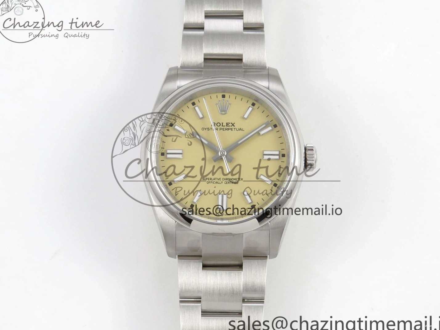 2025 904L Pistachio 36mm Edition KRF Best Beige Perpetual Oyster 126000 A2824 Dial Steel 1:1 0524